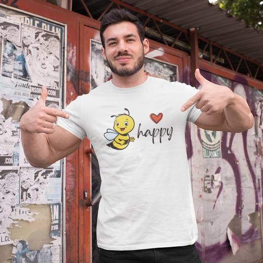 Bee Happy Tee (large bee)