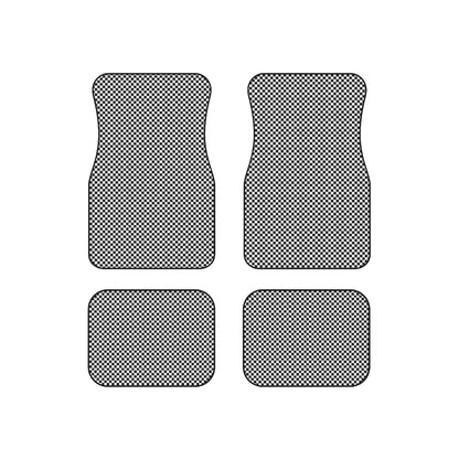 Checkered Car Mats (Set of 4)