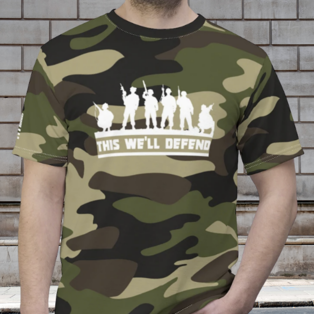 This We'll Defend Camouflage Tee