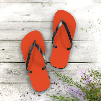 Red Flip Flops