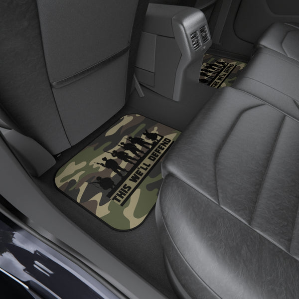 This We'll Defend Camouflage Car Mats (Set of 4)