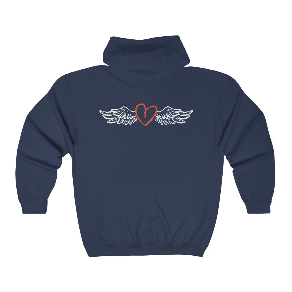 Love (with Arrow) Zip Hoodie