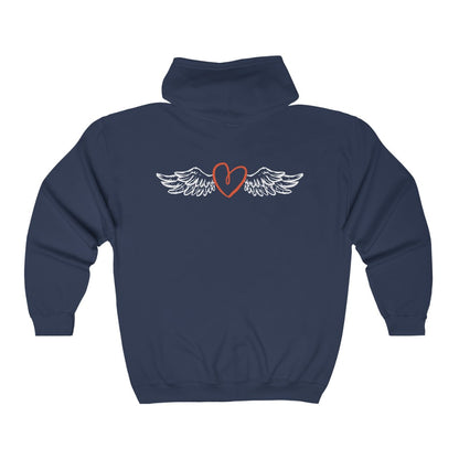 Love (with Arrow) Zip Hoodie