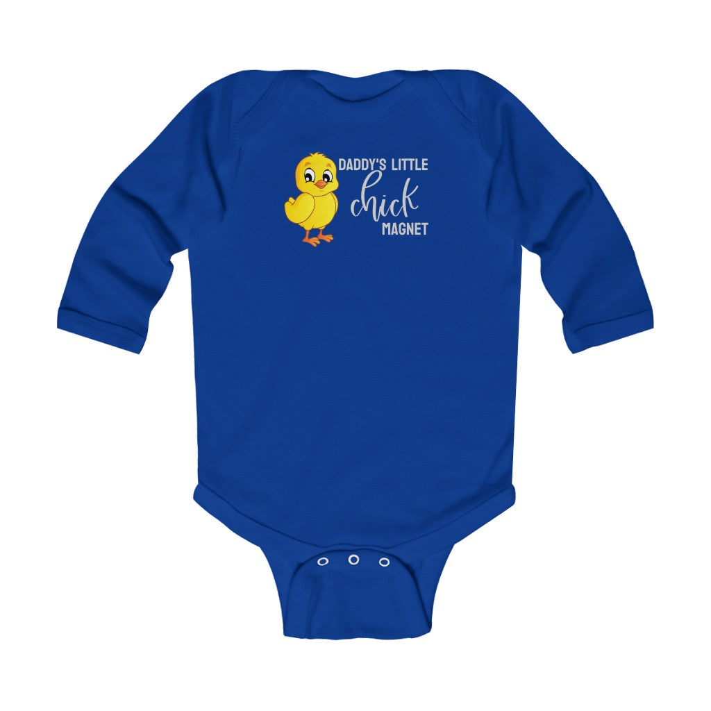 Daddy's Little Chick Magnet // Long Sleeve Bodysuit