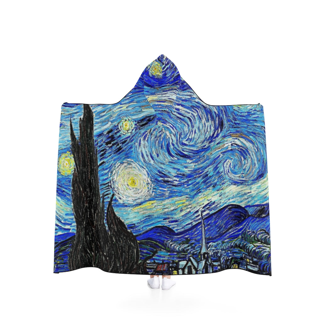 Van Gogh Starry Night Hooded Blanket