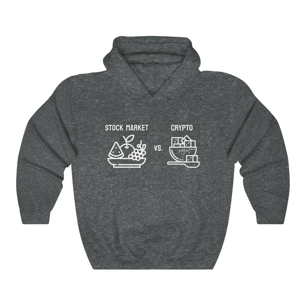 Stock Market vs. Crypto Hoodie