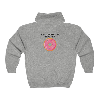 Donut Bother Me (Unless You Have Donuts) Zip Hoodie