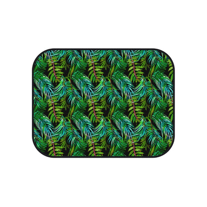Tropical Leaves Car Mats (Set of 4)