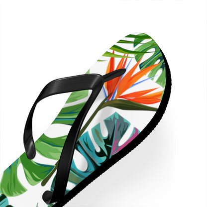 Birds of Paradise Flip Flops