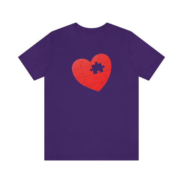 Heart Puzzle Tee// Couples Shirts