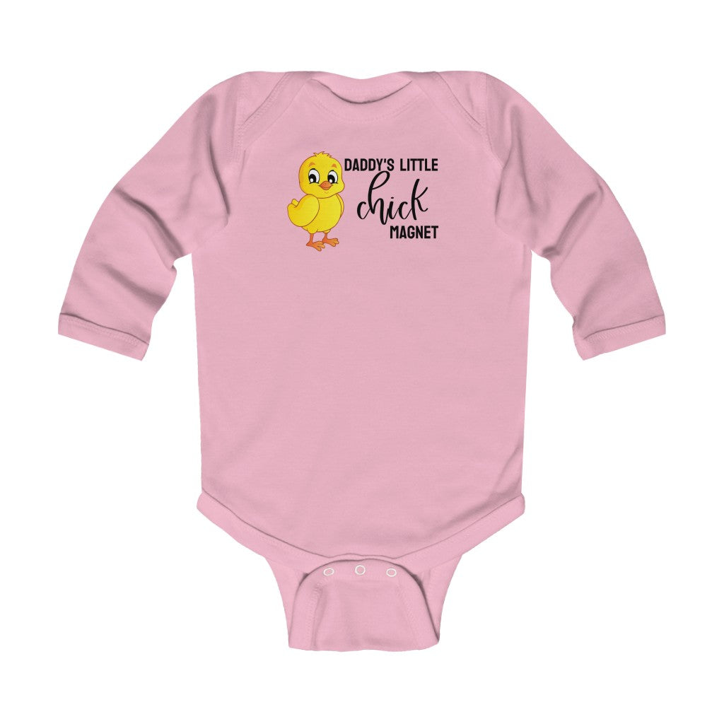 Daddy's Little Chick Magnet // Long Sleeve Bodysuit