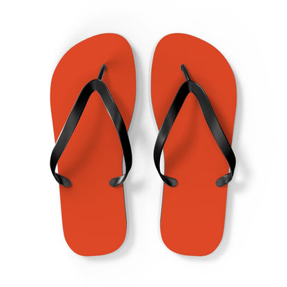 Red Flip Flops