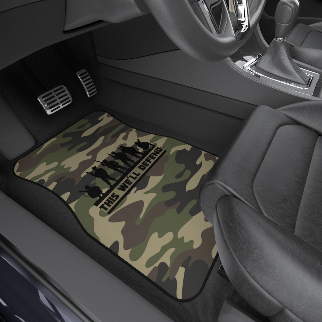 This We'll Defend Camouflage Car Mats (Set of 4)