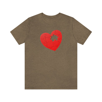 Heart Puzzle Tee// Couples Shirts