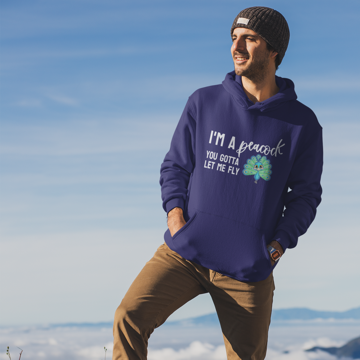 I'm a Peacock. You Gotta Let Me Fly Hoodie