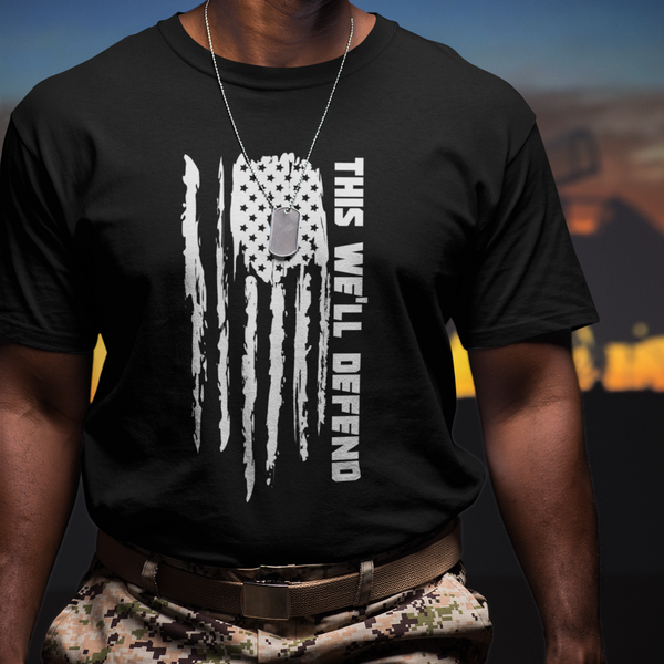 This We'll Defend Flag Tee