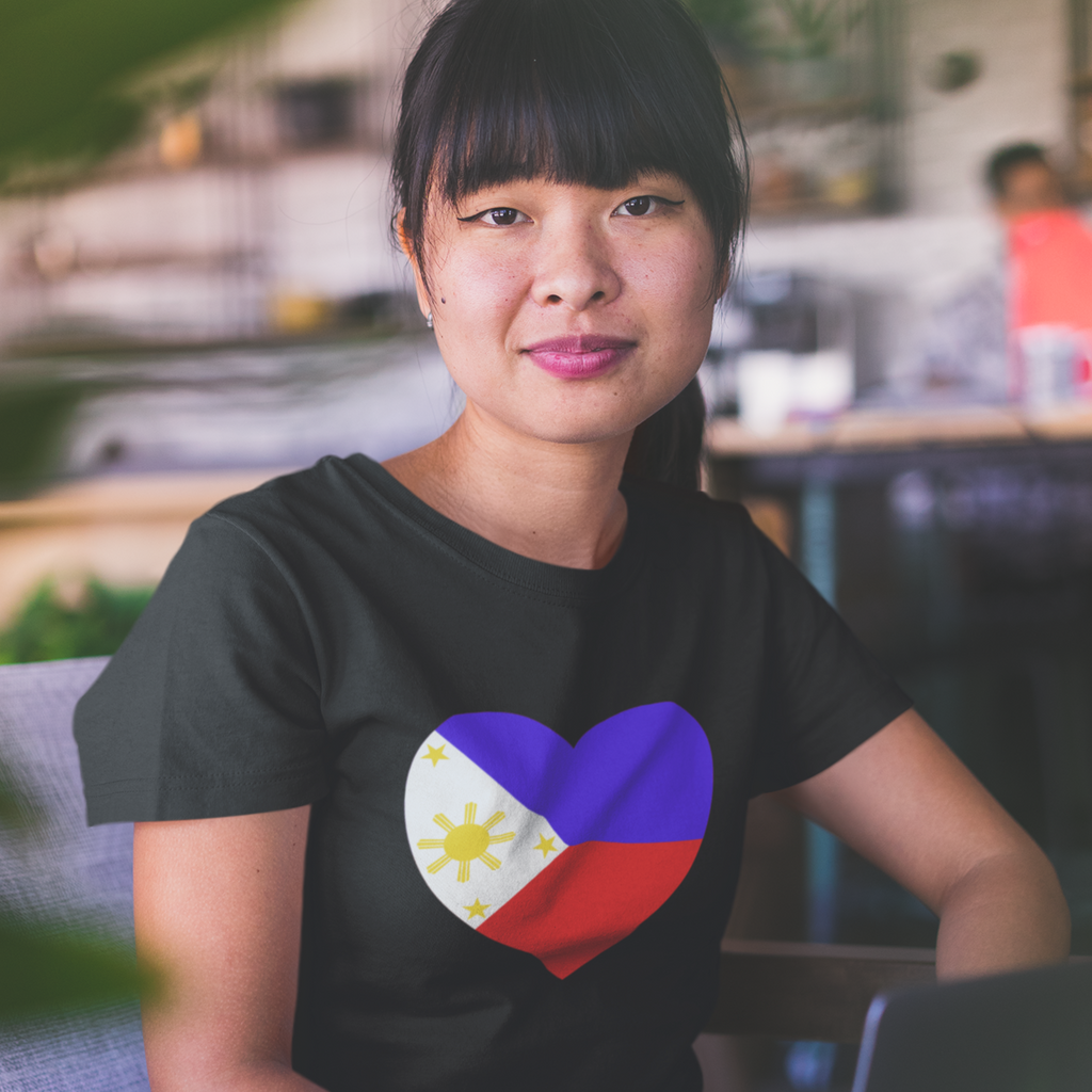 Filipino Heart Flag Tee - Main Image