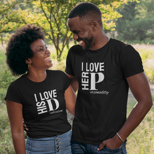 I Love Her Personality Tee // Couples Shirts