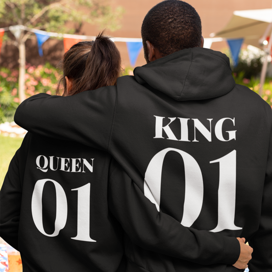 Queen Heart Zip Hoodie