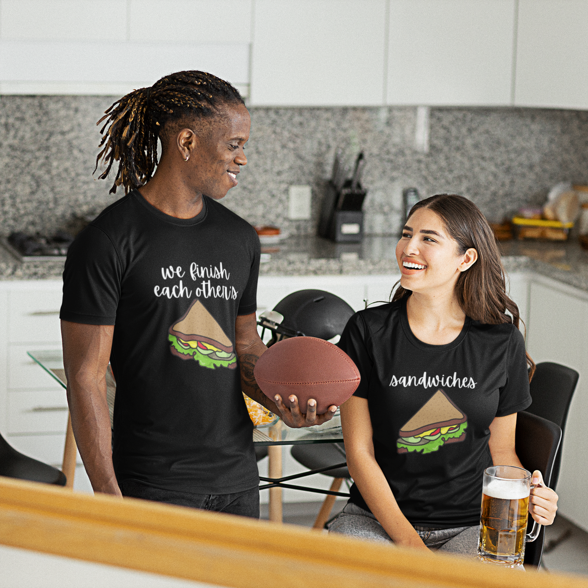 We finish each other's... Tee // Couples Shirts